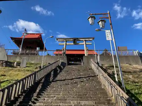 上野国一社八幡八幡宮の鳥居