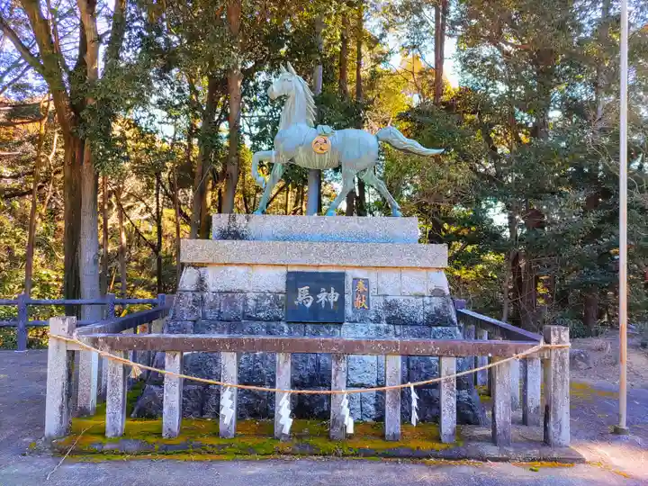 射穂神社の狛犬