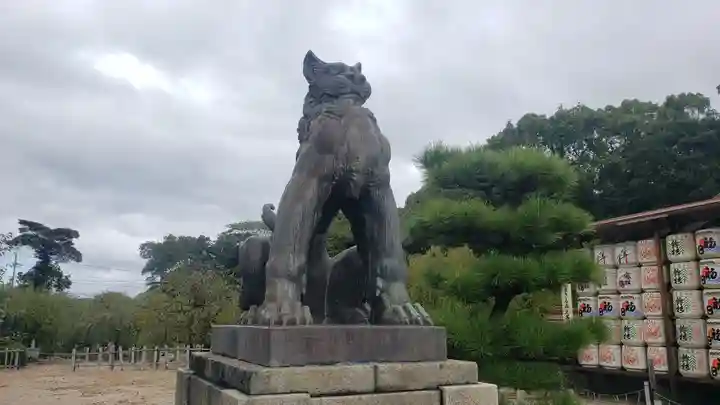 結城神社の狛犬