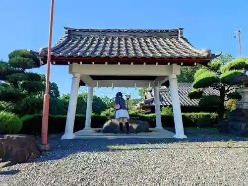 縣神社の手水舎