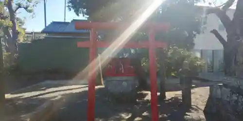 一華院大蓮寺の鳥居