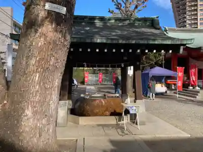 麻布氷川神社の手水舎