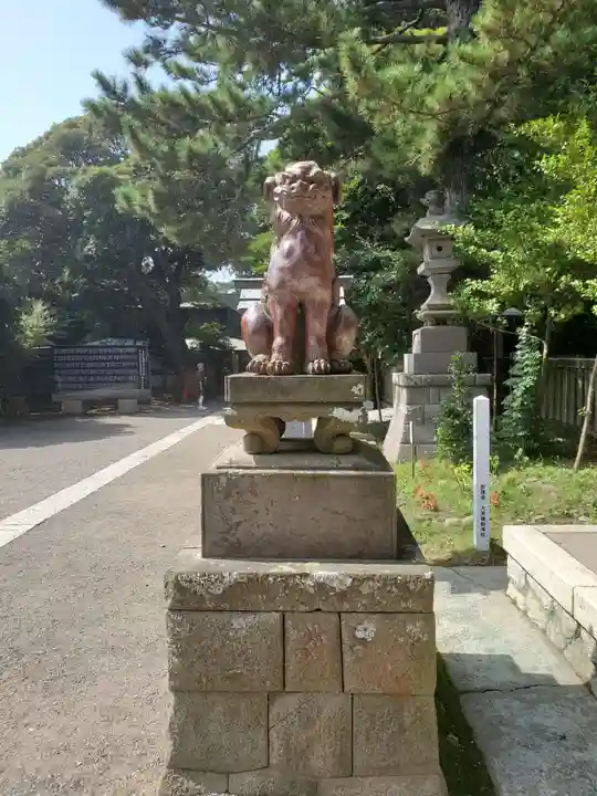 大洗磯前神社の狛犬