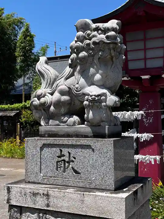 鷺宮八幡神社の狛犬