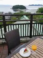 八百富神社の食事