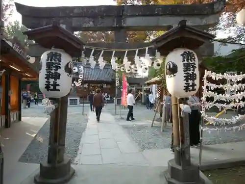 川越熊野神社の鳥居