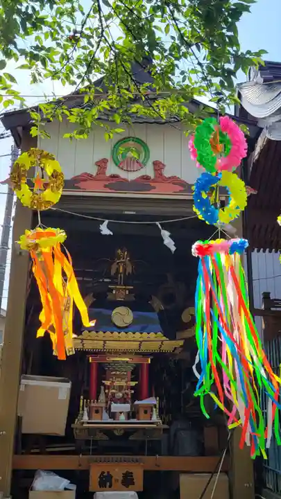 塚越稲荷神社のお祭り