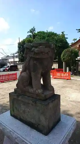 高靇神社の狛犬