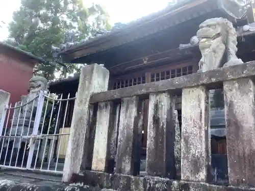 神明社（開明東沼）の狛犬