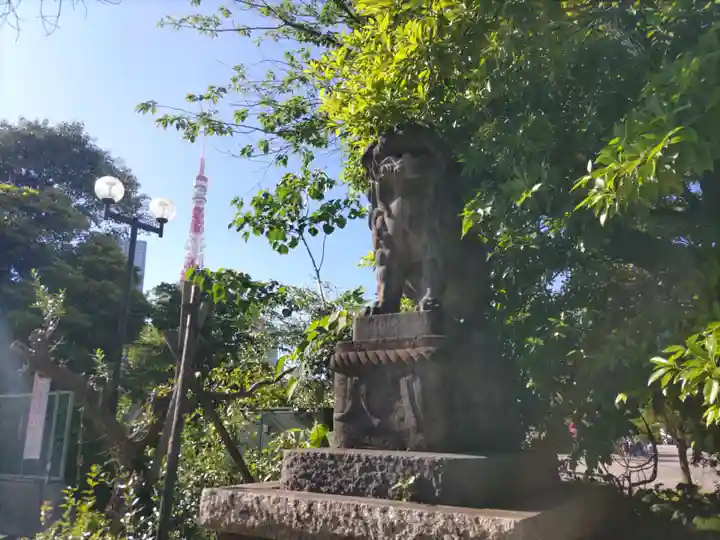 芝東照宮の狛犬