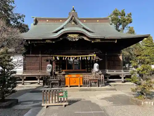 阿豆佐味天神社 立川水天宮の本殿・本堂
