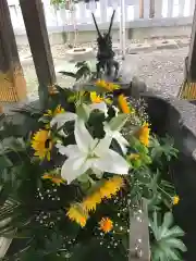 彌彦神社　(伊夜日子神社)の手水