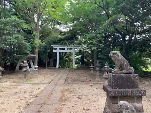 荻作神社の鳥居