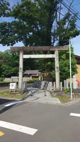 神明社（廿軒家）の鳥居