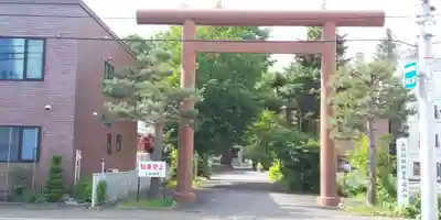 上川神社頓宮の鳥居