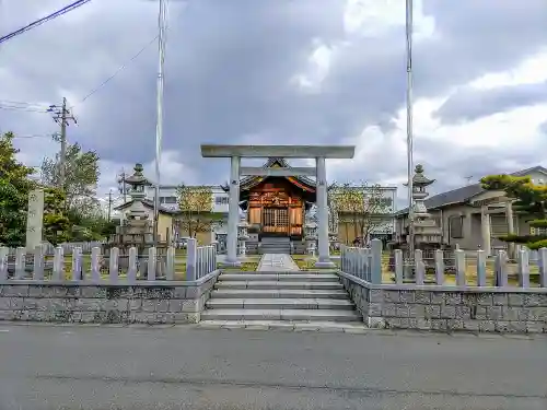 神明社（坂中地神明社）の鳥居