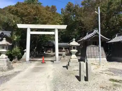 神明社（片名神明社）の鳥居