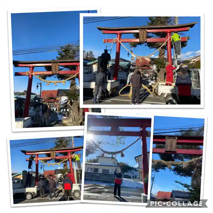 大鏑神社の鳥居