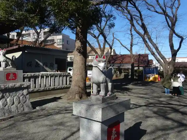 桜森稲荷神社の狛犬