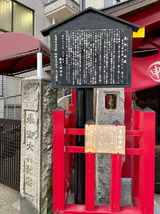 庚申塚(鳩森八幡神社社外)(東京都)