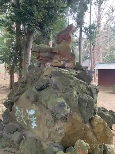 雀神社の狛犬