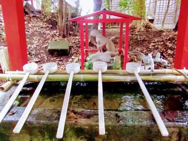 生實神社の手水舎