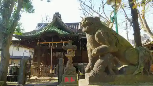 南品川諏訪神社の狛犬