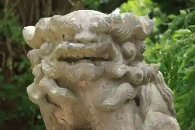 三春大神宮の狛犬