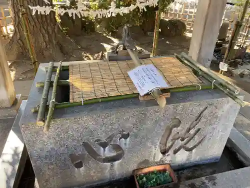 平塚三嶋神社の手水舎