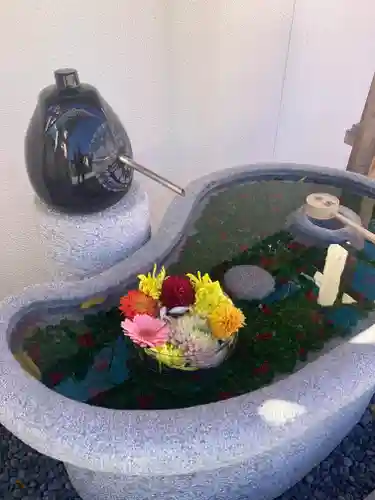 奈加美神社の手水舎