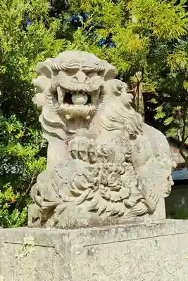 夏井諏訪神社の狛犬