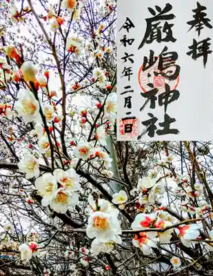 厳嶋神社の御朱印