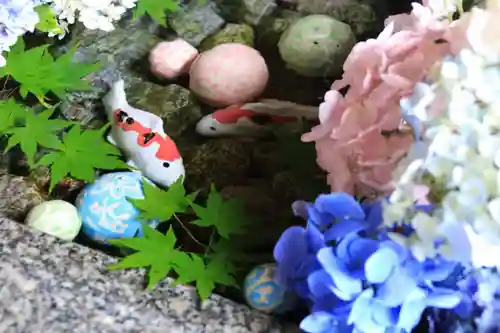 滑川神社 - 仕事と子どもの守り神の手水舎