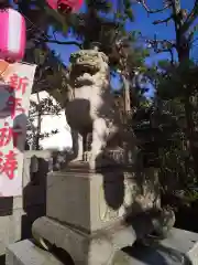 片瀬諏訪神社の狛犬