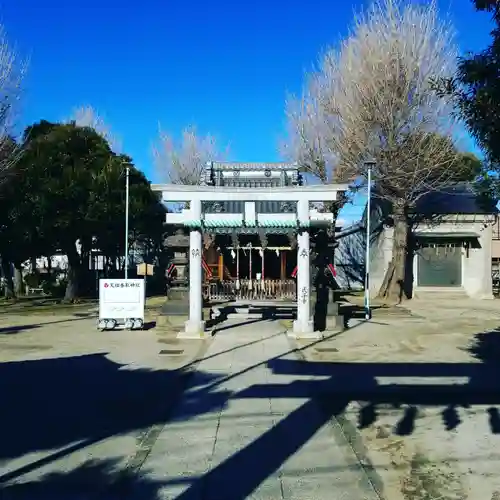 天祖神社の鳥居
