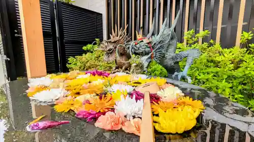 駒込妙義神社の手水舎