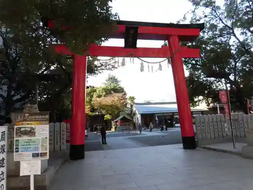 開口神社の鳥居