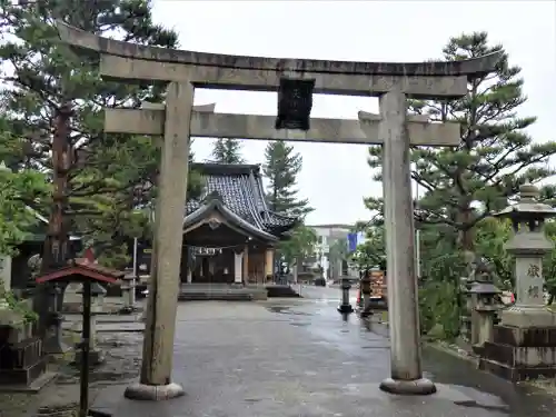 於保多神社の鳥居