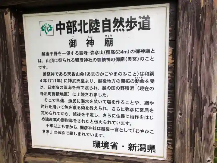 彌彦神社奥宮(御神廟)(新潟県)