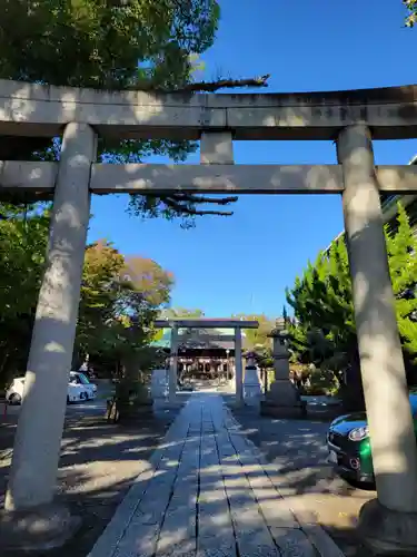 丸子神社　浅間神社の鳥居