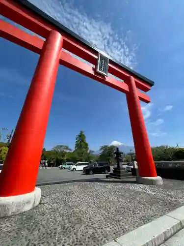 富士山本宮浅間大社の鳥居