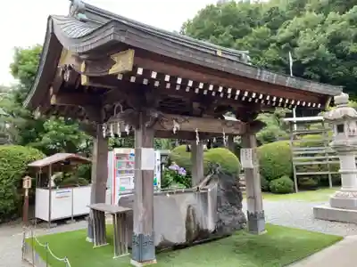 武州柿生琴平神社の手水舎