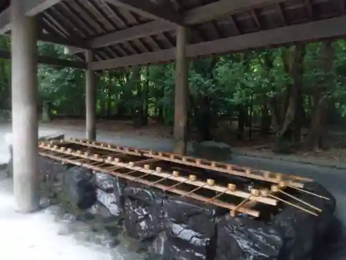 伊勢神宮内宮（皇大神宮）の手水舎