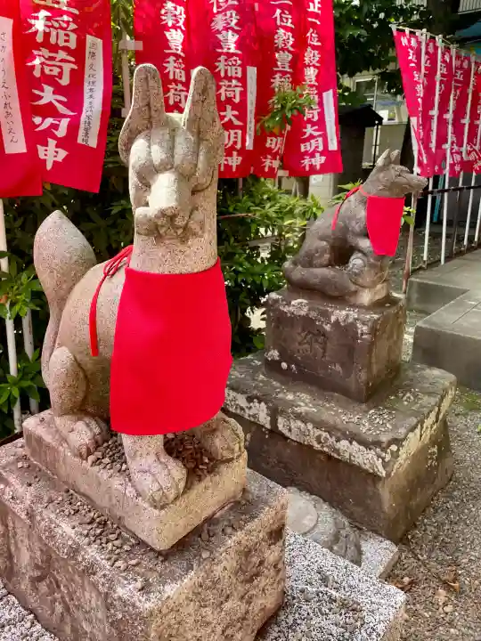 本町南町八幡神社の像
