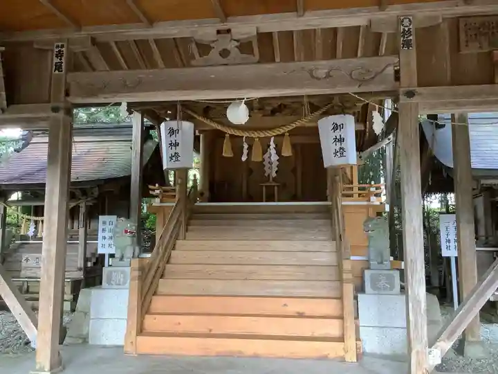 田瀬神社の本殿・本堂