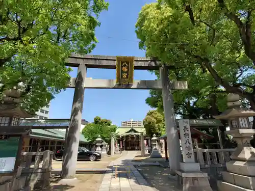 長柄八幡宮の鳥居