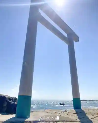 つぶてヶ浦鳥居（伊勢神宮遥拝所）の鳥居