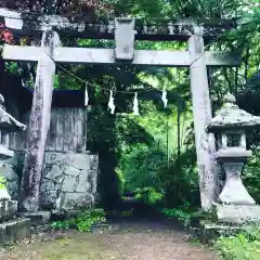 賀蘇山神社の鳥居