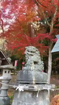 南湖神社の狛犬