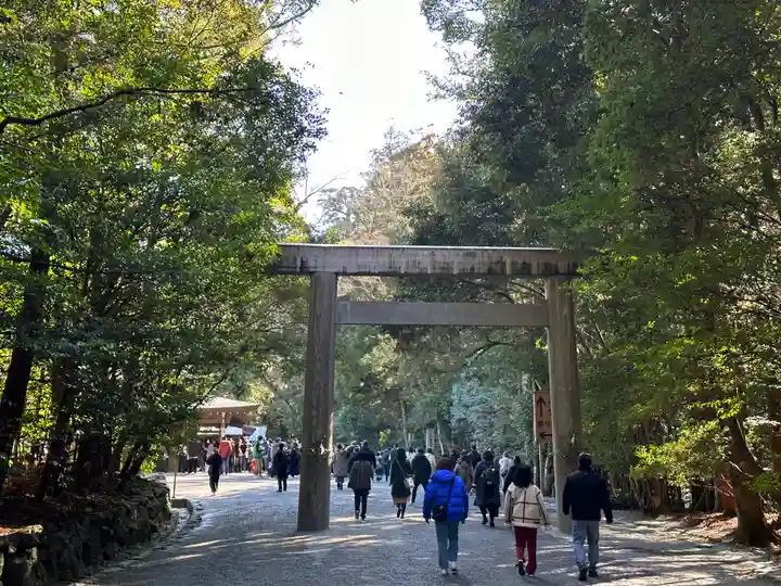 伊勢神宮内宮(皇大神宮)の鳥居